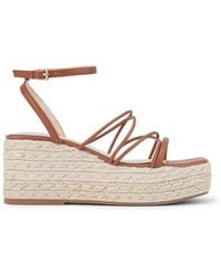 SEQWL - Open Toe Wedge Sandals Summer Casual Slingback Fastening - Lyst