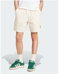 adidas Originals - Pantalones cortos blancos leisure league - Lyst