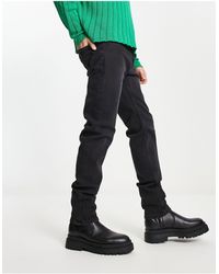 Dr. Denim - Clark - jeans slim fit neri vintage - Lyst