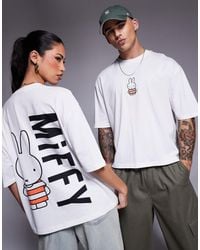 ASOS - Unisex Boxy Oversized License T-shirt With Miffy Prints - Lyst