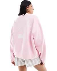 PacSun - Sport Slogan Crew Neck Sweater - Lyst
