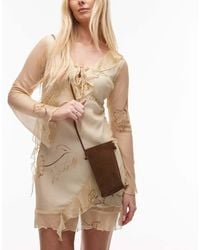 & Other Stories - Real Leather Cross Body Phone Pouch - Lyst