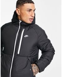 Nike Air – gewebte jacke mit kapuze in Grau für Herren | Lyst DE