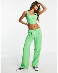 Reclaimed (vintage) - Pantalones verdes - Lyst