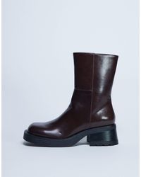 TOPSHOP - Nina Chunky Heel Ankle Boots - Lyst