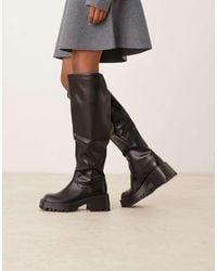 Raid - Maureen Knee Boots With Buckle Detail - Lyst
