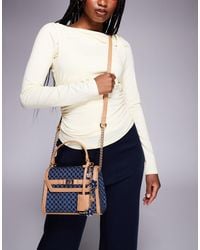 River Island - Mini cabas à bandoulière en denim - Lyst