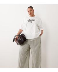 ASOS - Asos Design Curve Oversized T Shirt With Distressed Los Cabos Graphic - Lyst