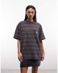 Carhartt - Bert Stripe Pocket T-shirt - Lyst