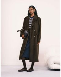 ASOS - Oversized Brushed Dad Coat - Lyst