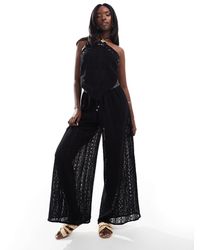 River Island - Scarf Print Cargo Trouser Co-Ord - Lyst
