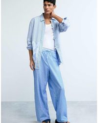 Desigual - Long Striped Trousers, Cotton - Lyst