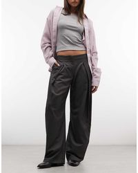 Monki - Tailored Pleated Balloon Trousers - Lyst