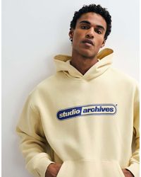 ASOS - Oversized Hoodie With Print - Lyst