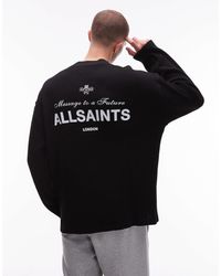 AllSaints - – herald – langärmliges t-shirt - Lyst