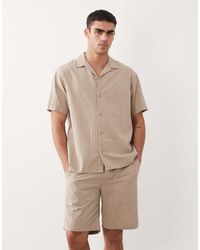 Jack & Jones - Co-ord Textured Shorts - Lyst