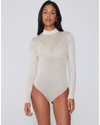 Tezenis - Long-Sleeved Lamé Body - Lyst