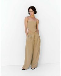 Pull&Bear - Top façon bandana - camel clair - Lyst