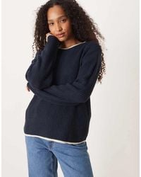Jdy - Contrast Piping Jumper - Lyst
