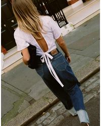 Lee Jeans - Tie Back Blouse - Lyst