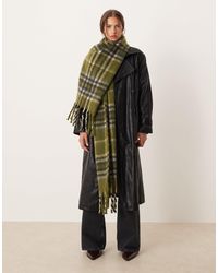 ASOS - – karierter, gewebter oversize-schal - Lyst
