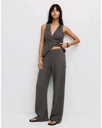 Pull&Bear - Rustieke Broek Met Kreukeffect - Lyst