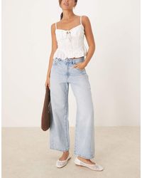 Mango - Ivana Cotton Tapered Jean - Lyst
