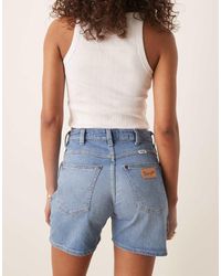 Wrangler - 5inch Cowboy Denim Short - Lyst