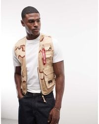 Alpha Industries - Mesh Utility Vest With Pockets - Lyst