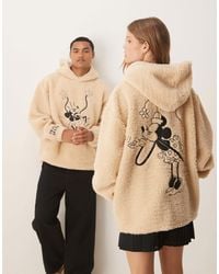 ASOS - Disney Oversized Borg Hoodie With Mickey Mouse Print - Lyst