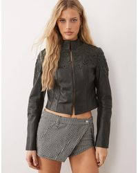 Urbancode - Structured Jacket With Embroidery Detailing - Lyst