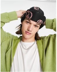 ASOS - Reversible Trapper Hat With Pink Print - Lyst