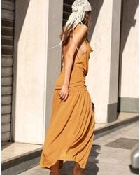 NA-KD - Halterneck Slit Maxi Dress - Lyst