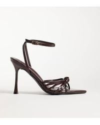 SIMMI - Simmi London Wide Fit Deja Heeled Sandals With Knot Detail - Lyst