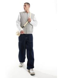 Threadbare - Zip Through Gilet - Lyst