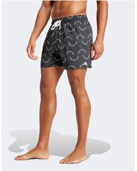 adidas Originals - Adidas Wave Logo Clx Swim Shorts - Lyst