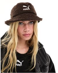 PUMA - Cosy Club Borg Bucket Hat - Lyst