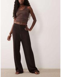 ASOS - Knitted Tape Trouser Co-ord - Lyst