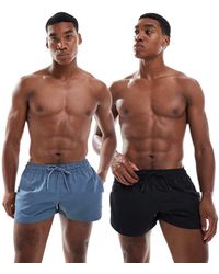 Pull&Bear - Set Van 2 Stwd Zwemshorts - Lyst