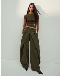 Bershka - Petite – barrel-leg-hose - Lyst
