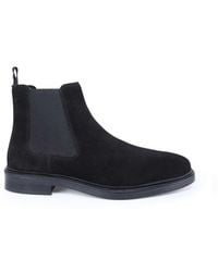 OFF THE HOOK - Torrance Suede Leather Slip-On Chelsea Boots - Lyst
