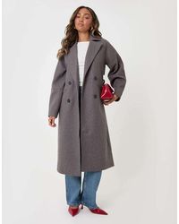 Threadbare - Longline Cocoon Coat - Lyst