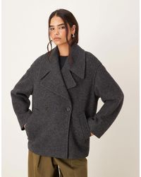 Mango - Wool Mix Short Tailored Jacket - Lyst