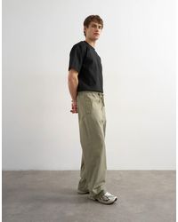 TOPMAN - Baggy Fit Canvas Cargo Trouser - Lyst
