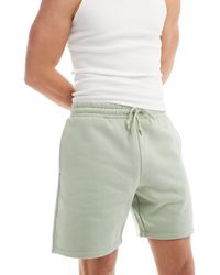 ASOS - Pantaloncini oversize pesanti color salvia deserto - Lyst