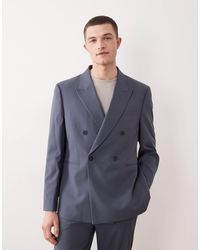 ASOS - Double Breasted Regular Suit Jacket - Lyst