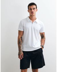 4505 - Quick Dry Performance Polo With Zip Neck - Lyst
