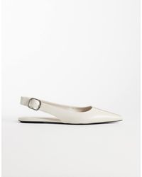 Mango - Flacher slingback-schuh - Lyst