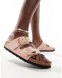 Birkenstock - – arizona – sandalen aus nubukleder - Lyst
