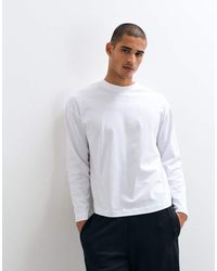 4505 - Heavyweight Cotton Shrunken Boxy Fit Long Sleeve T-shirt With Quick Dry Finish - Lyst